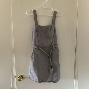 Hollister black and white stripe romper top skirt jumpsuit women’s small